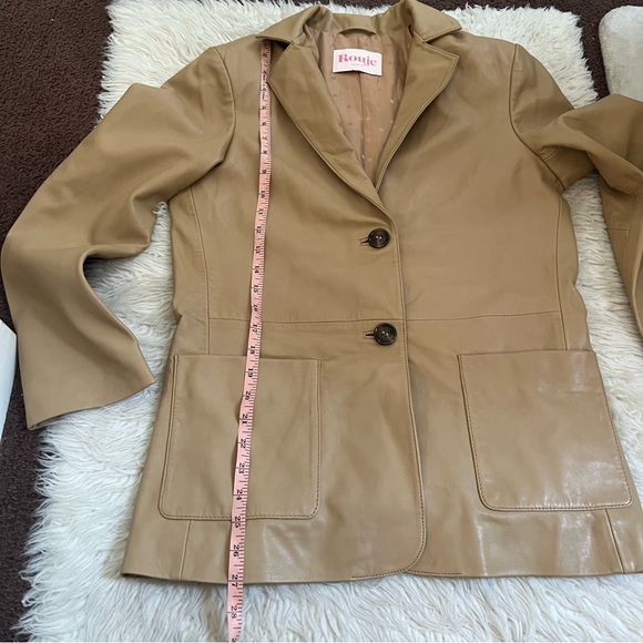 Rouje Jaubert Jacket - Camel Lamb Leather - Picture 9 of 11